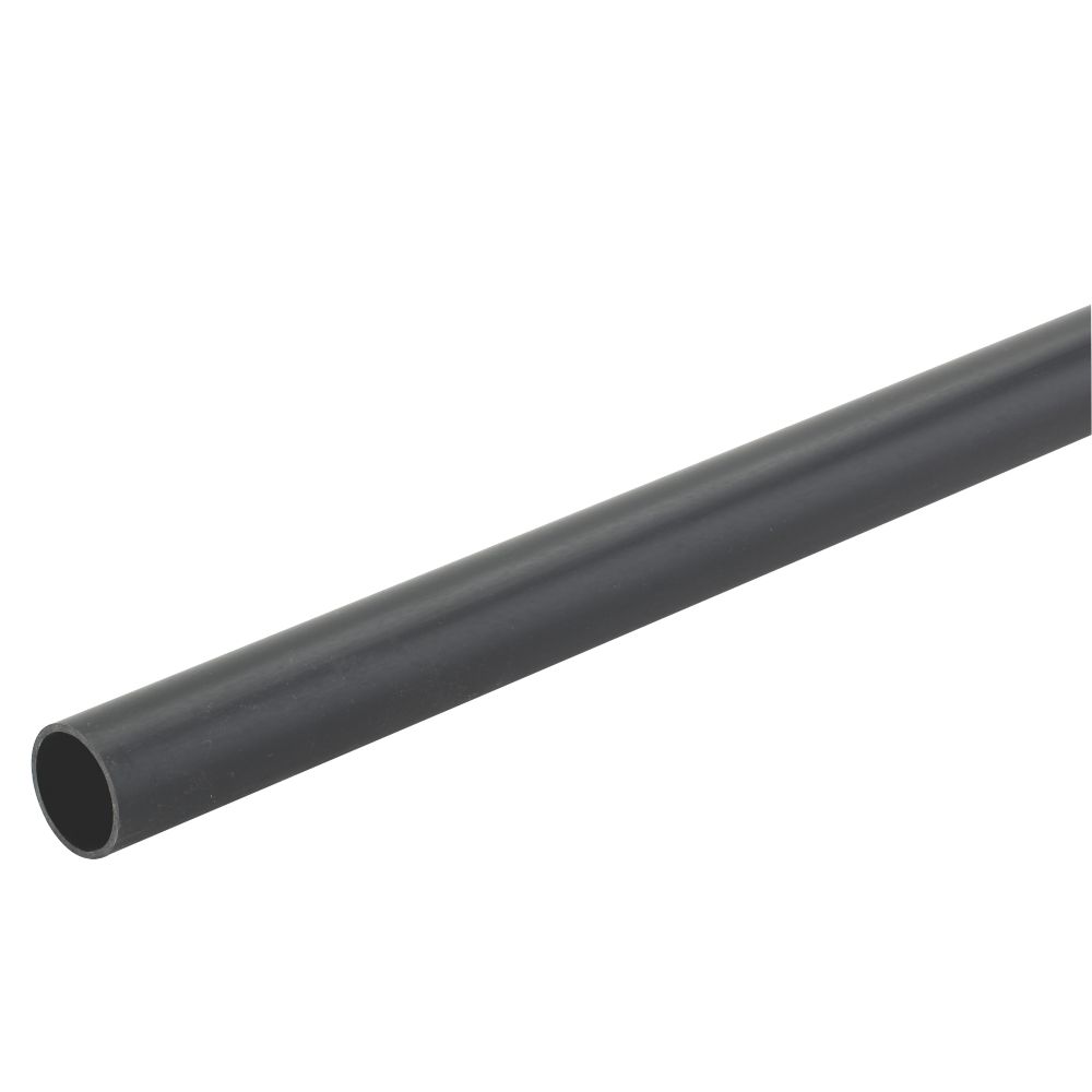 Image of Tower Round uPVC Black Conduit 25mm x 2m 