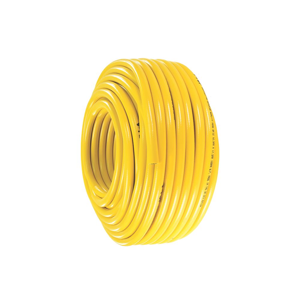 Image of V-Tuf Washflex Presure Washer Hose Yellow 1/2" x 50m 