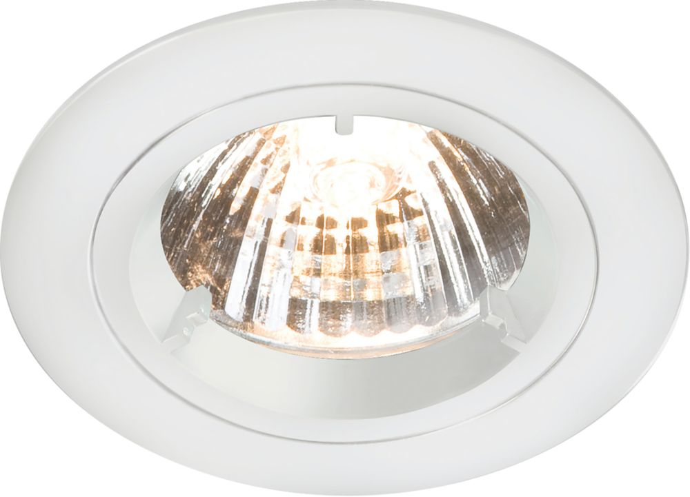 Image of Knightsbridge Fixed Recessed Downlight White 