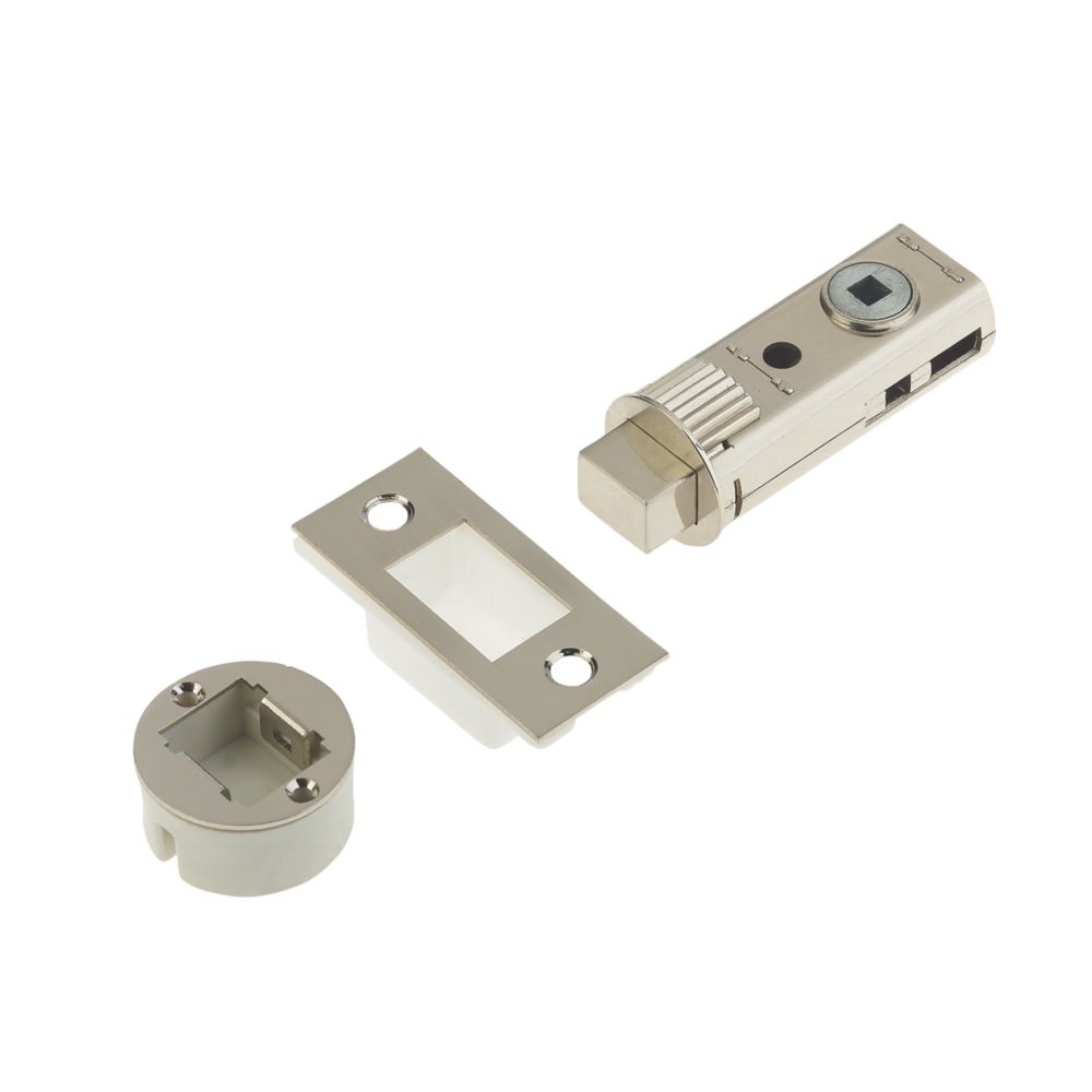 Image of Union Satin Nickel-Plated Tubular Privacy Bolt 60mm Case - 44mm Backset 