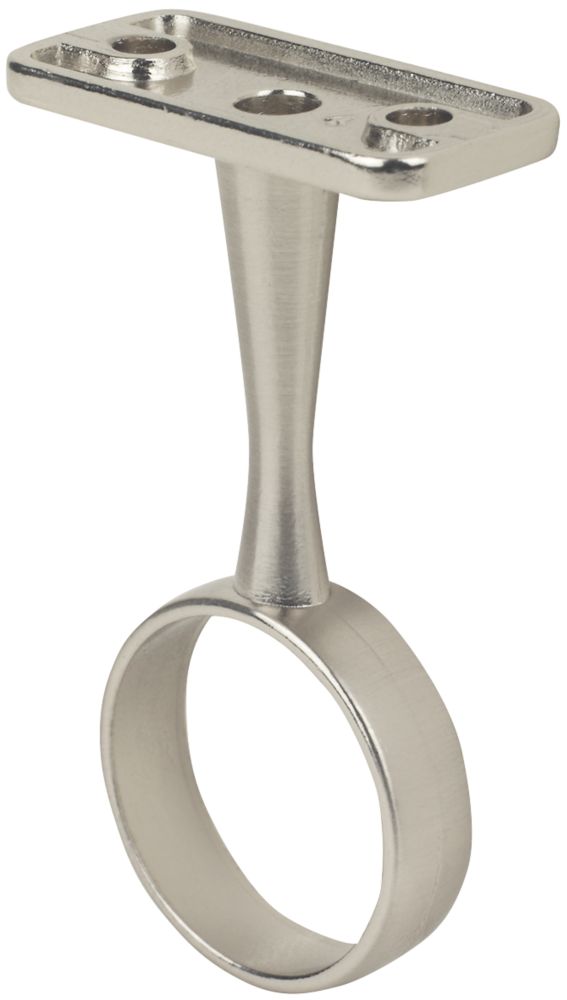 Image of Smith & Locke Rail Centre Bracket Brushed Nickel 25mm 