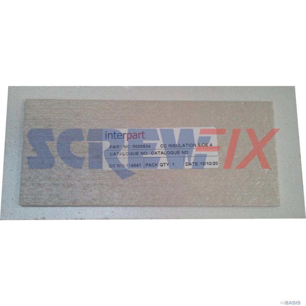 Image of Baxi 5000534 INSULATION - SIDE 