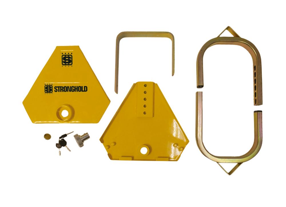 Image of Maypole B2 Stronghold Wheel Clamp Yellow 