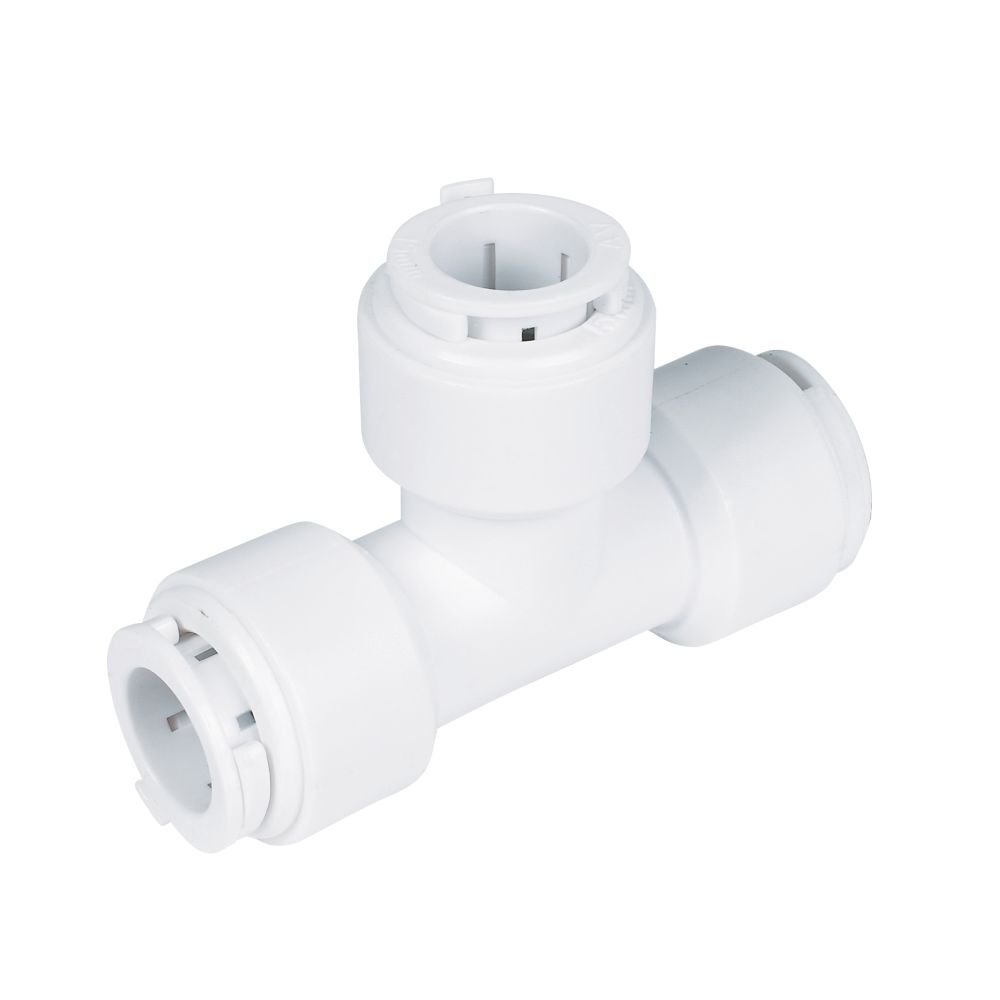 Image of FloFit Plastic Push-Fit Equal Tee 15mm 