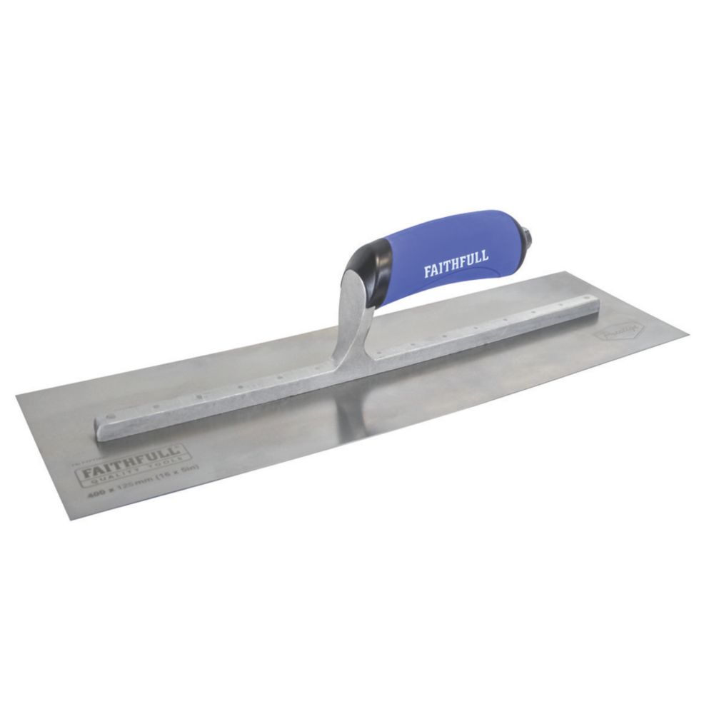 Image of Faithfull Prestige Pre-Worn Plastering Trowel 16" 