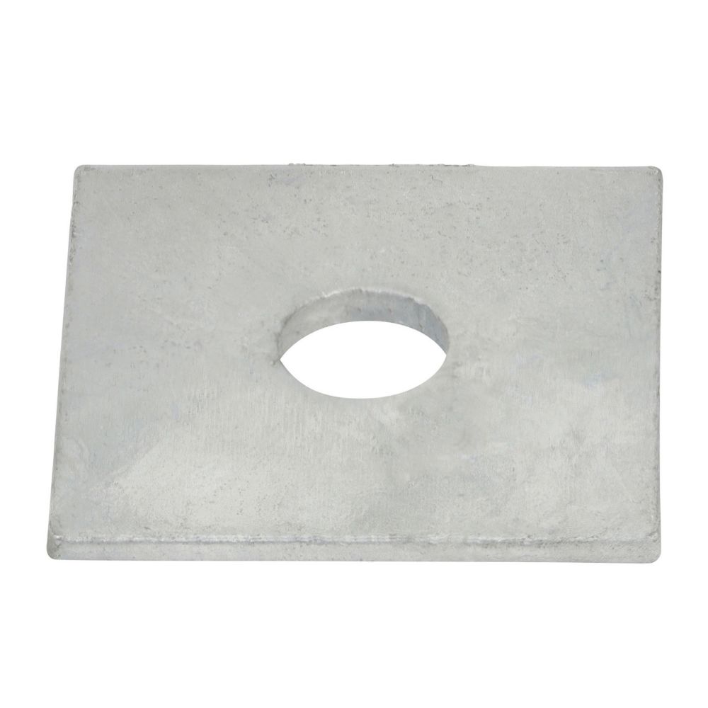 Image of Timco Carbon Steel Square Plate Washers M12 x 3mm 100 Pack 