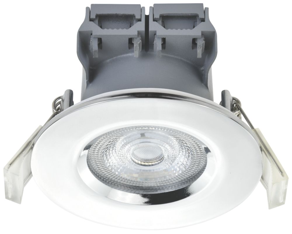 Image of LAP Fixed LED Downlight Chrome 4.5W 400lm 