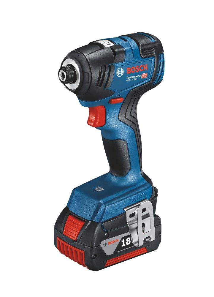 Image of Bosch GDR18V-200 18V 2 x 5.0Ah Li-Ion Coolpack Brushless Cordless Impact Driver 