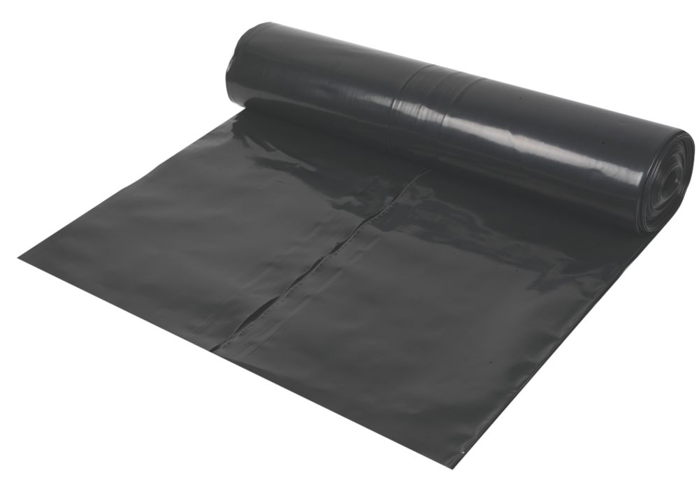 Image of Capital Valley Plastics Ltd Damp-Proof Membrane Black 1200ga 25m x 4m 