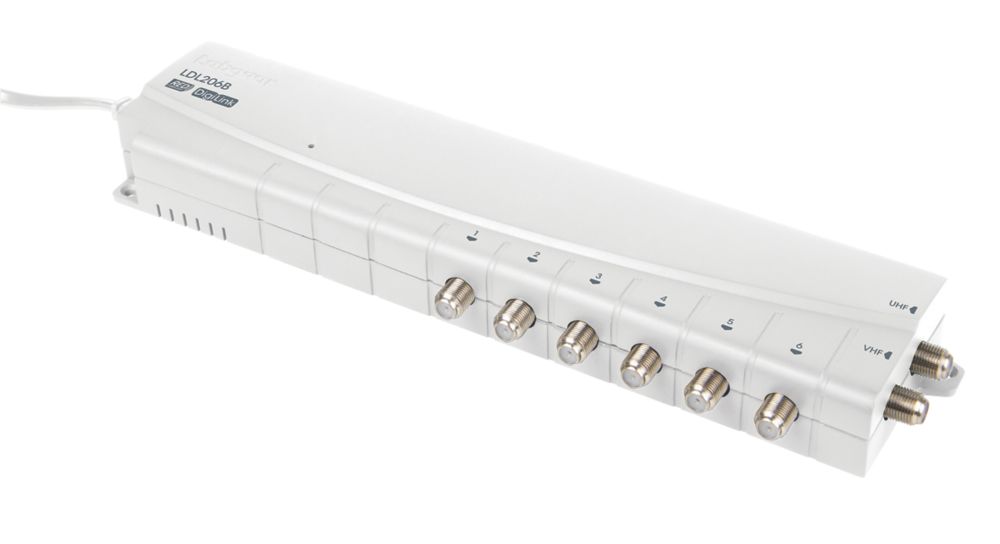 Image of Labgear LDL206B 6-Way Aerial Amplifier with Bypass 