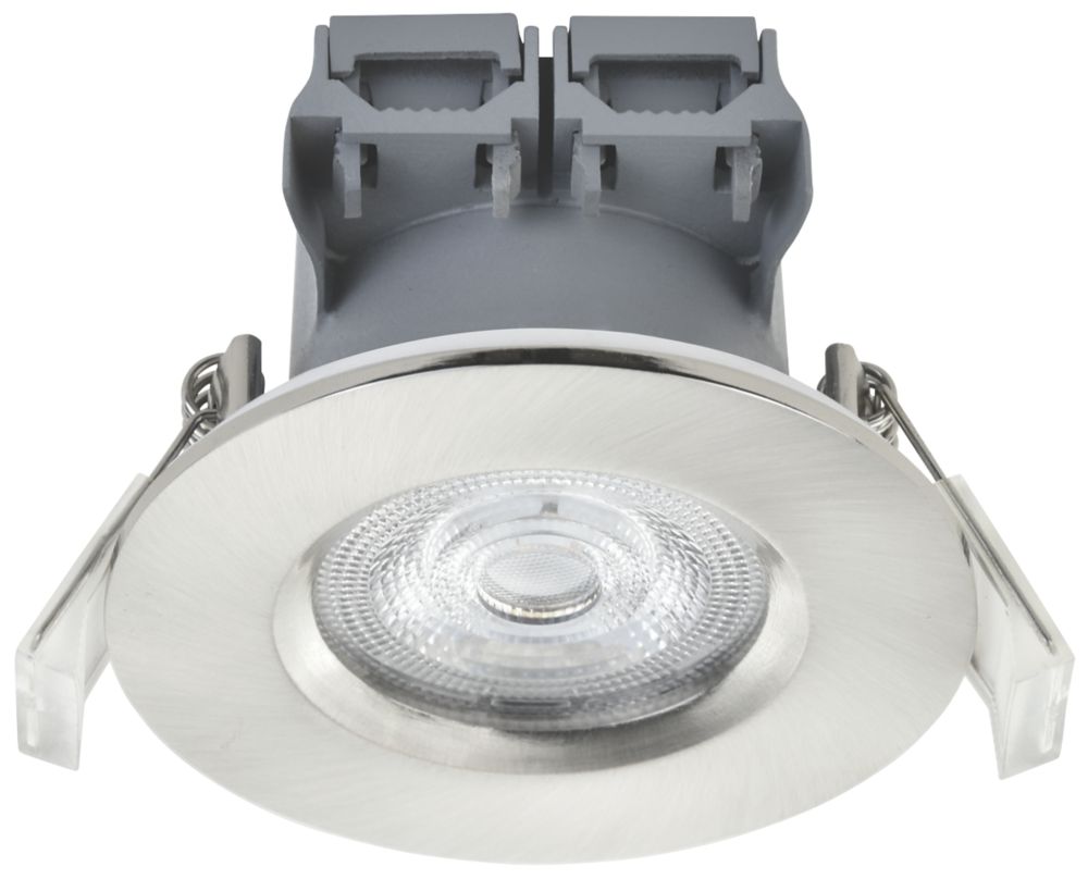 Image of LAP Fixed LED Downlight Brushed Nickel 4.5W 420lm 