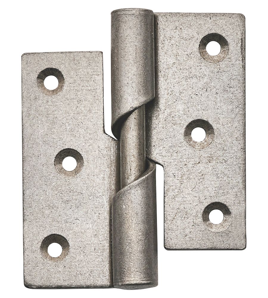 Image of Self-Colour Rising Butt Hinges LH 76mm x 71mm 2 Pack 