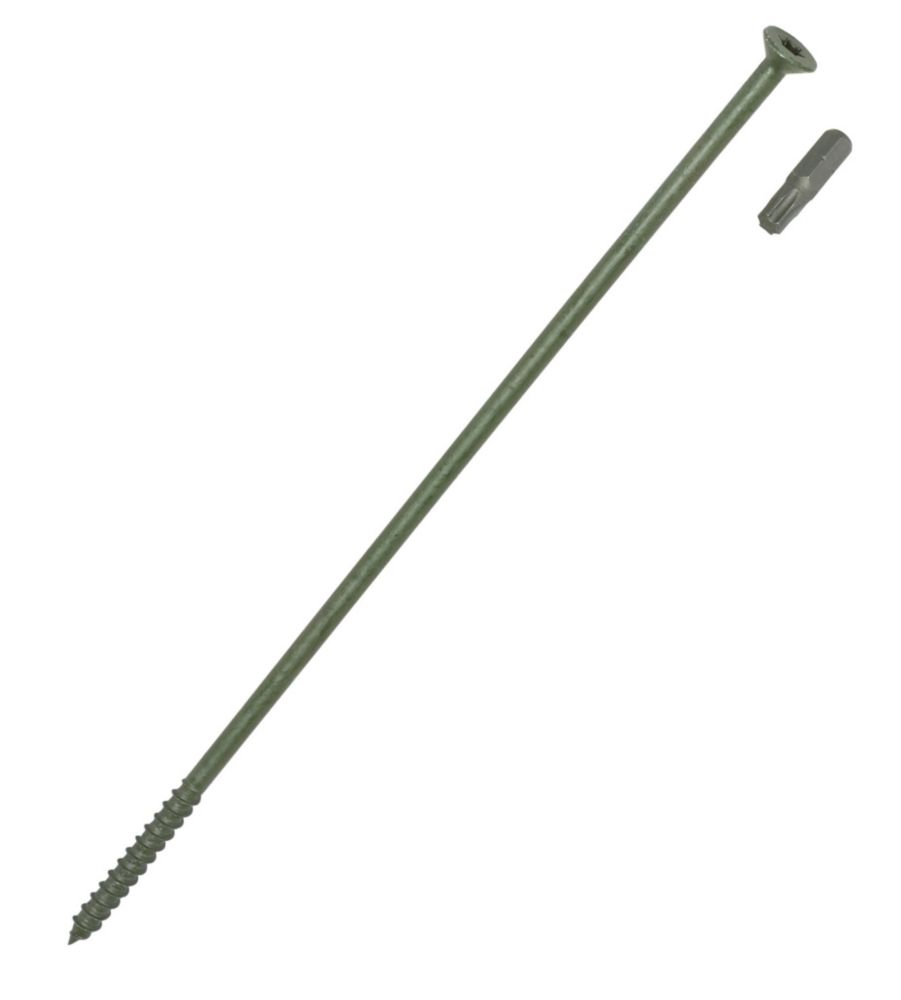 Image of Timber-Tite TX Double-Countersunk Thread-Cutting Joist Screws 6.5mm x 200mm 10 Pack 