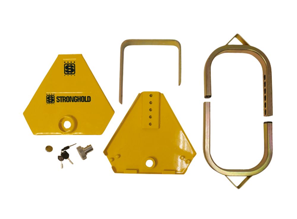 Image of Maypole C3 Stronghold Wheel Clamp Yellow 