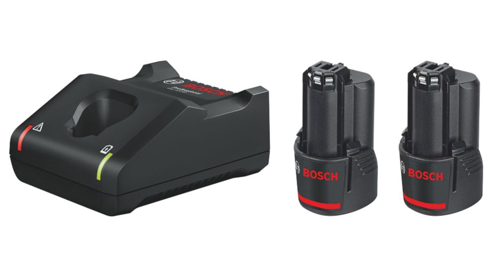 Image of Bosch Professional 12V 3.0Ah Li-Ion Coolpack Batteries & Charger 