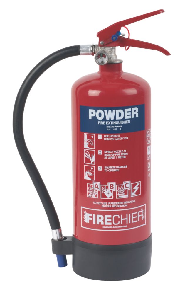 Image of Firechief Dry Powder Fire Extinguisher 3kg 
