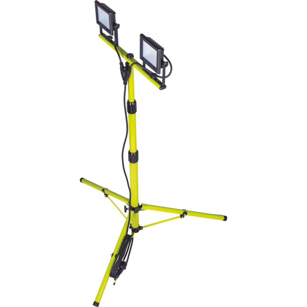 Image of Luceco LED Tripod Work Light 2 x 20W 2 x 1600lm 220-240V 