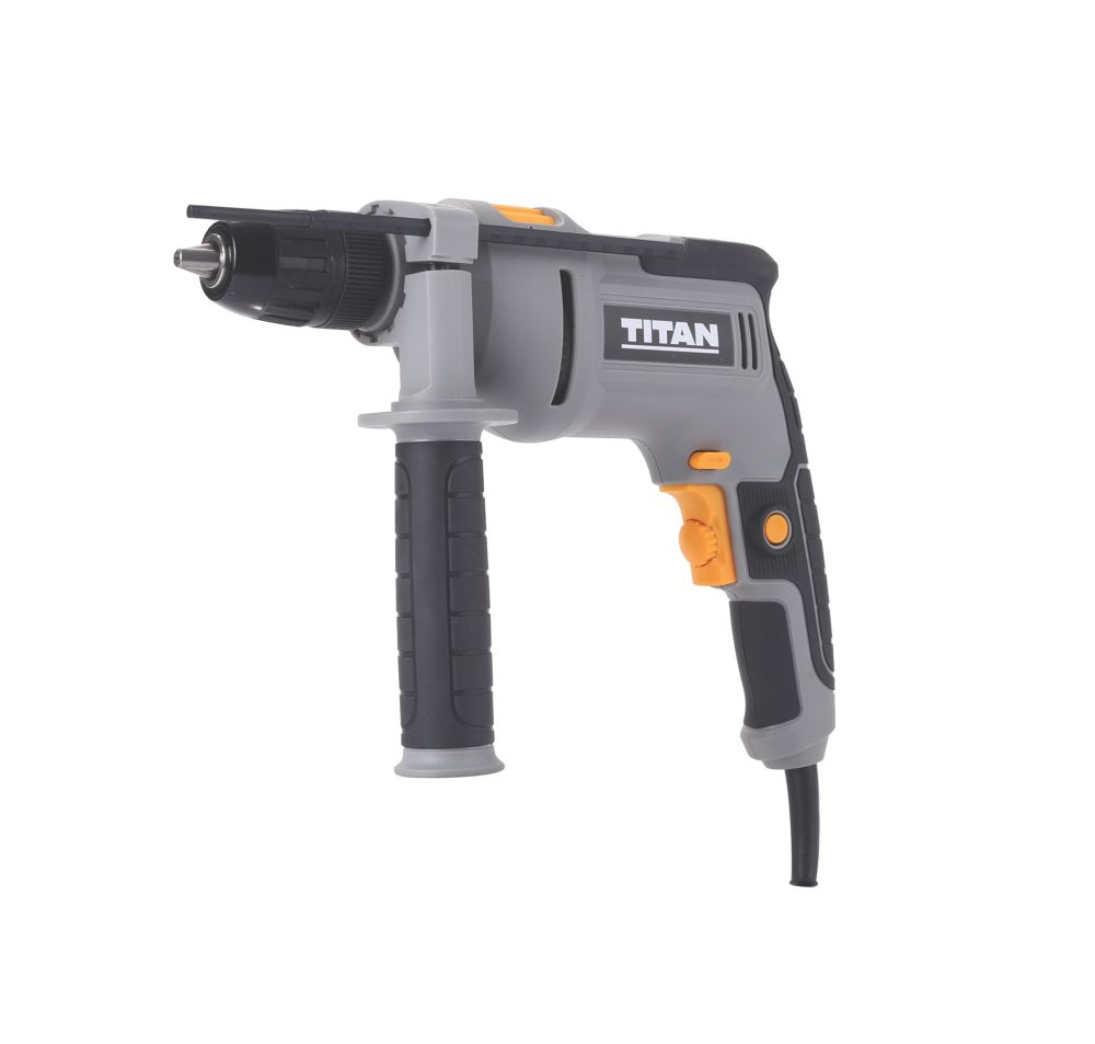 Image of Titan TTB877DRH 600W Electric Impact Drill 240V 