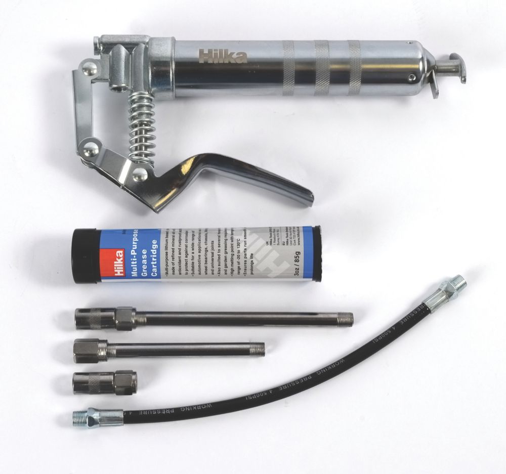 Image of Hilka Pro-Craft Manual Grease Gun Set 6 Pieces 
