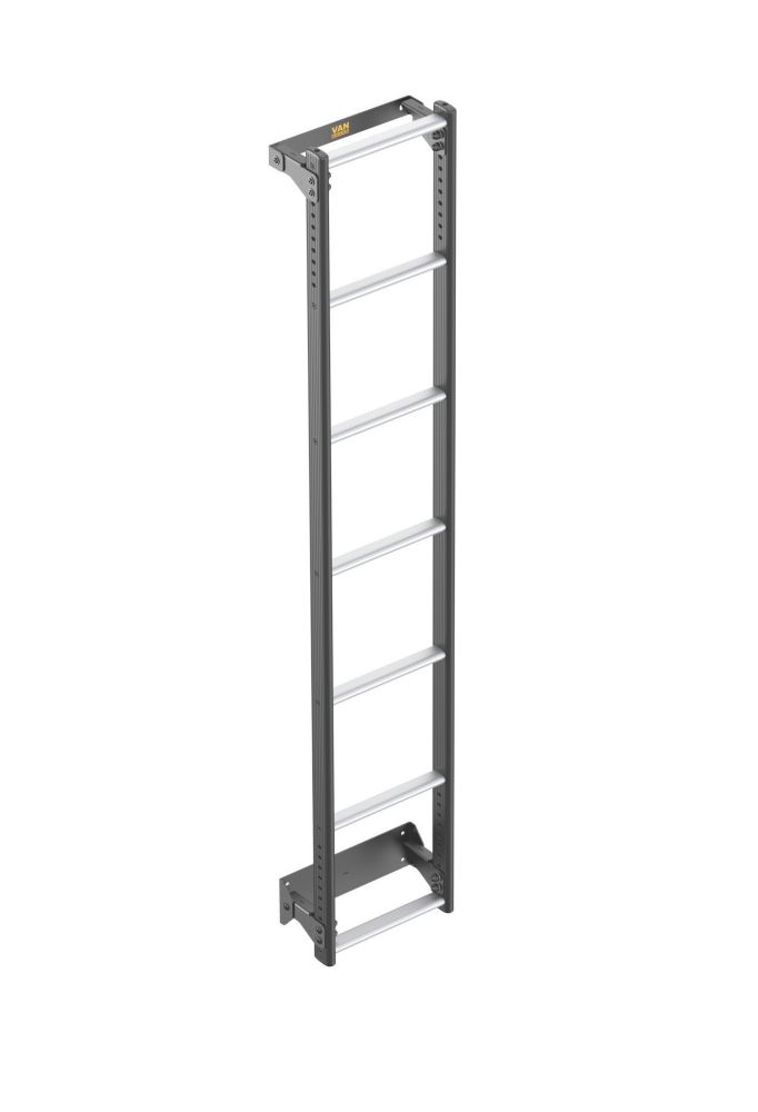 Image of Van Guard VGL7-03 Ford Transit 2014 on 7-Treads ULTI Ladder Rear Door Ladder for H3 1860mm 