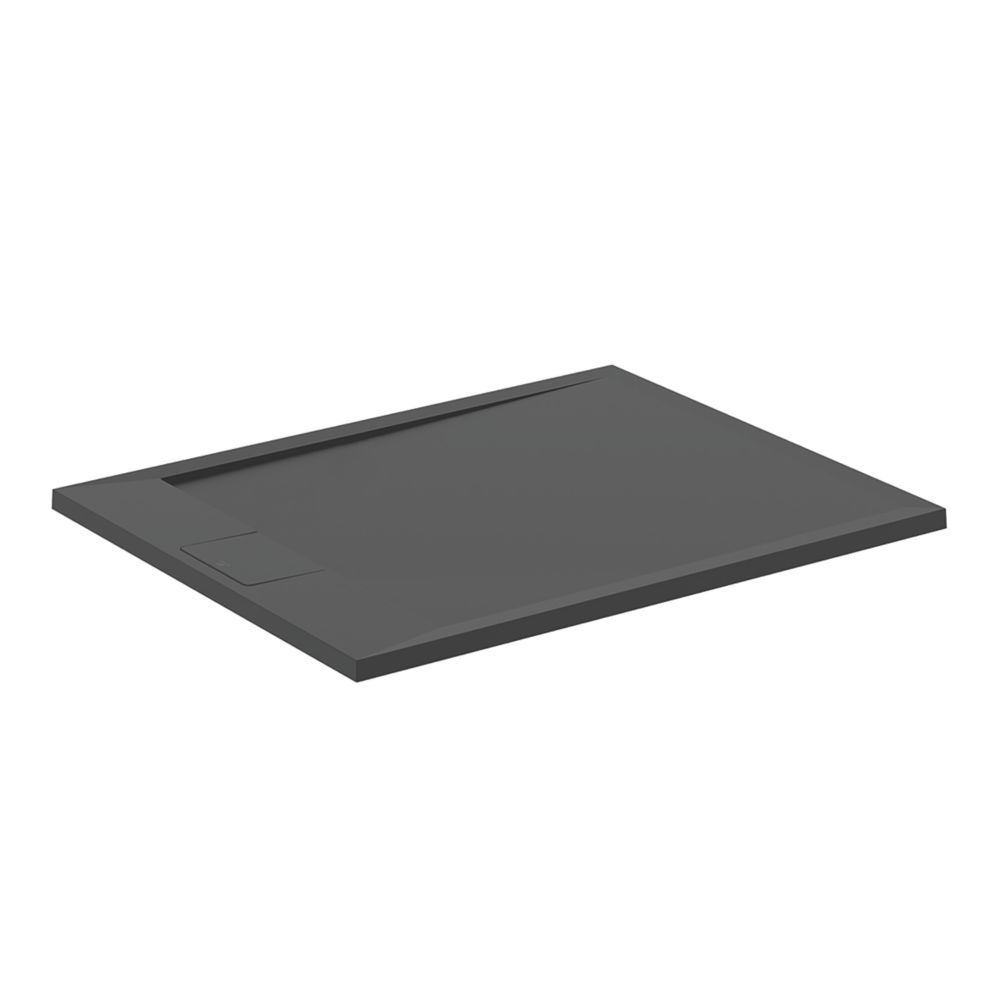 Image of Ideal Standard i.life Ultraflat S Rectangular Shower Tray Jet Black 1000mm x 800mm x 30mm 