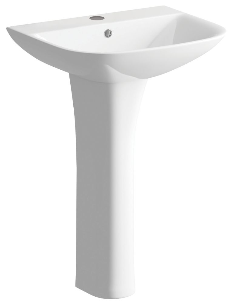 Image of Full Pedestal Basin 1 Tap Hole 560mm 