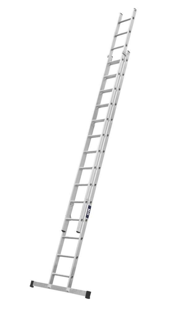 Image of Lyte ProLyte+ 2-Section Aluminium Industrial Double Ladder 7.14m 