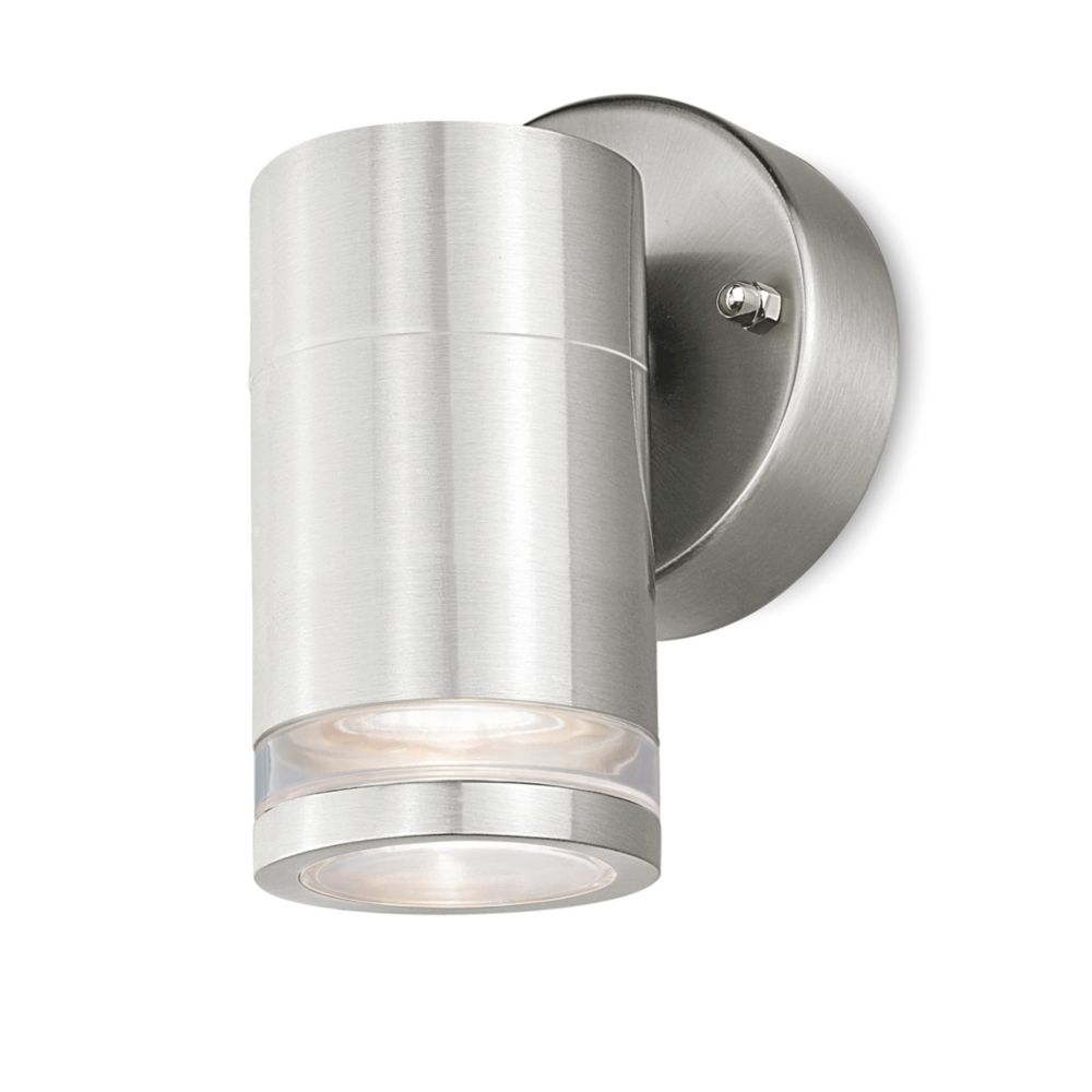 Image of 4lite Marinus Outdoor IP44 Wall Light Stainless Steel 