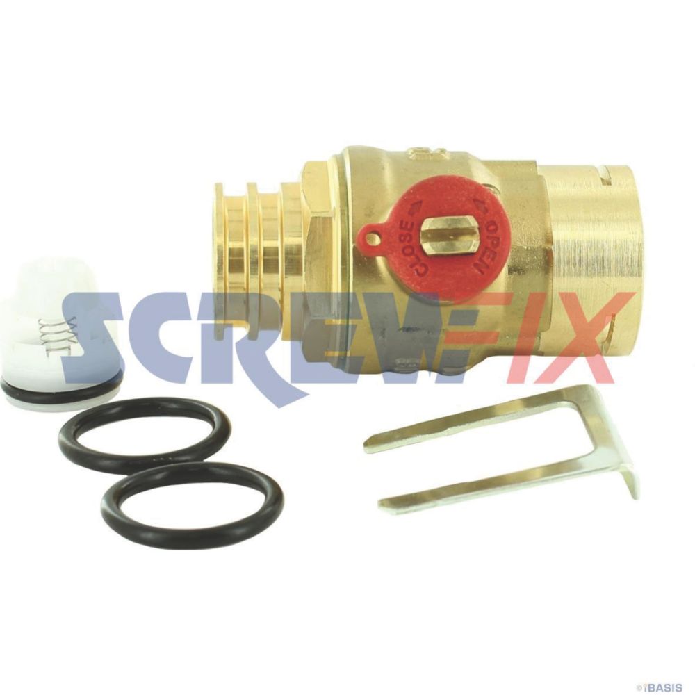 Image of Worcester Bosch 87161424340 22MM ISOLATING VALVE-RETURN 