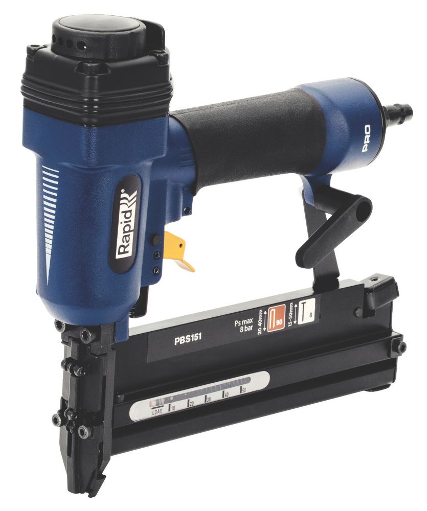 Image of Rapid PBS151 50mm Second Fix Air Nail Gun / Stapler 