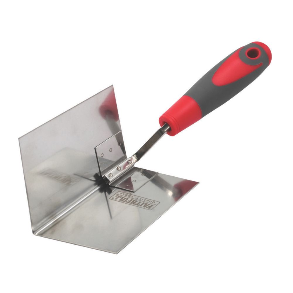 Image of Faithfull Internal Corner Trowel 4" x 3" 