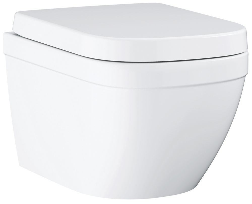 Image of Grohe Euro Ceramic Wall-Hung Toilet 