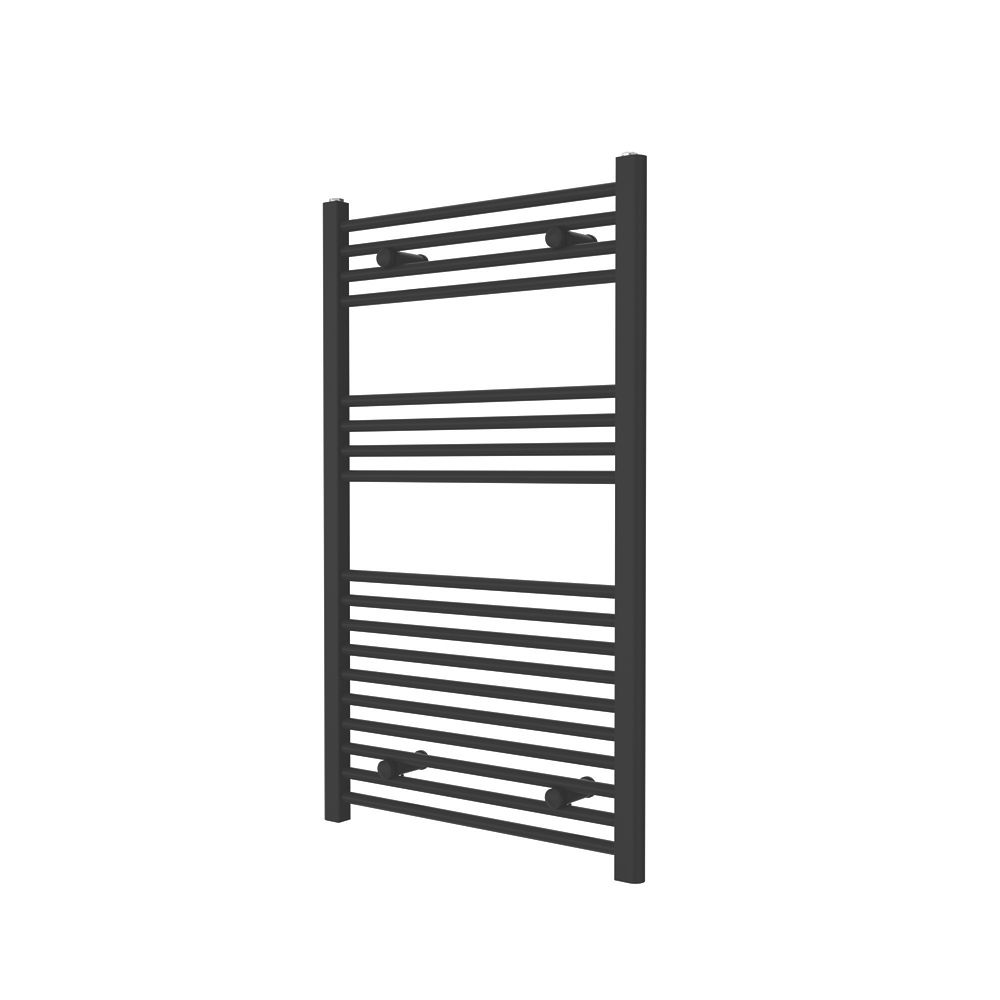 Image of Flomasta Towel Radiator 1000mm x 600mm Black 1760BTU 