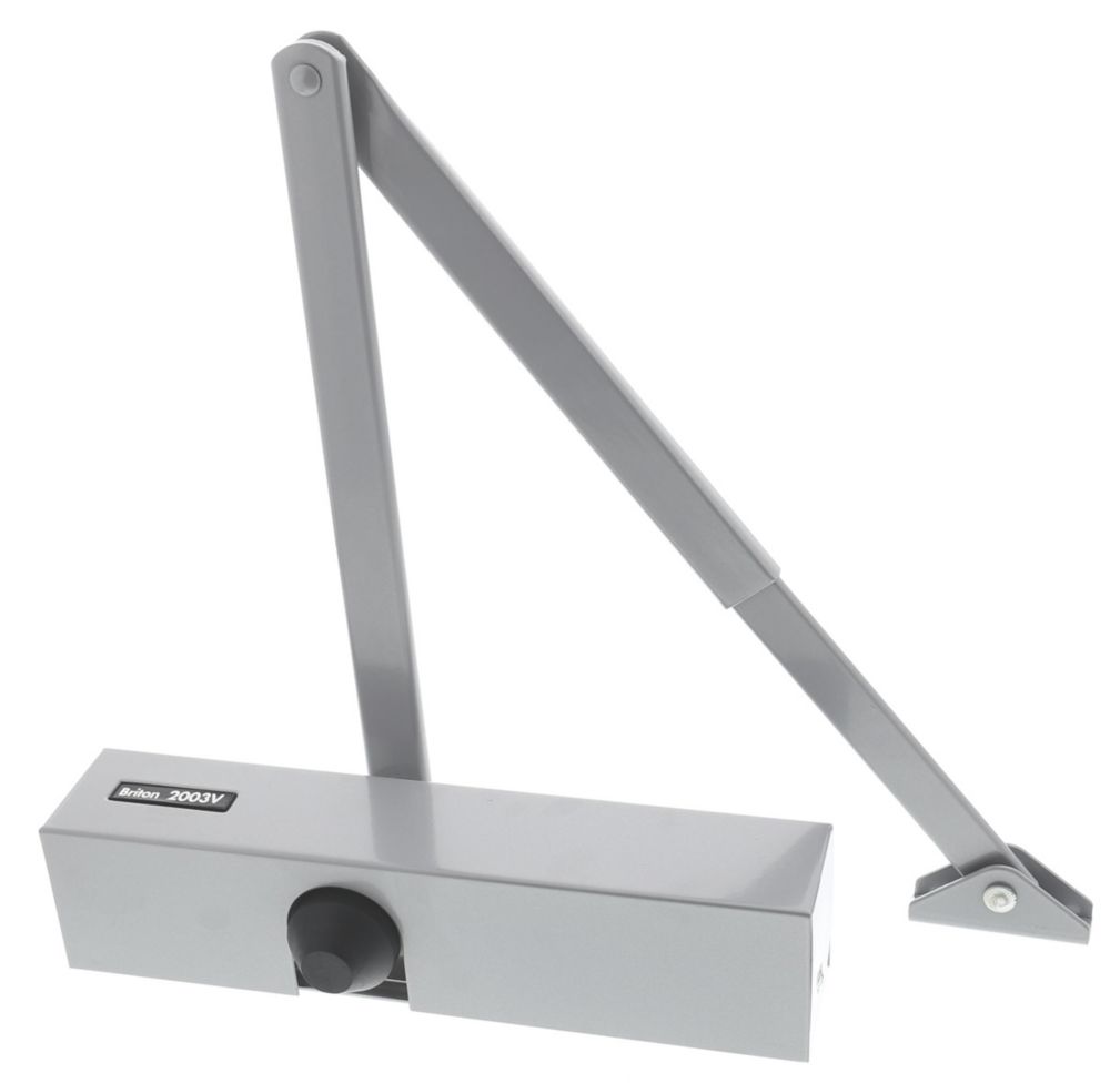 Image of Briton 2003V Overhead Door Closer Silver 