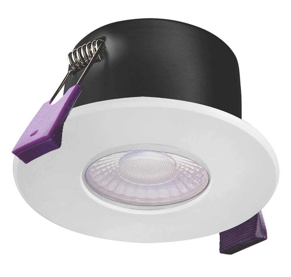 Image of Knightsbridge SpektroLED Fixed Fire Rated LED 4-CCT Downlight White 5 / 8W 870lm 