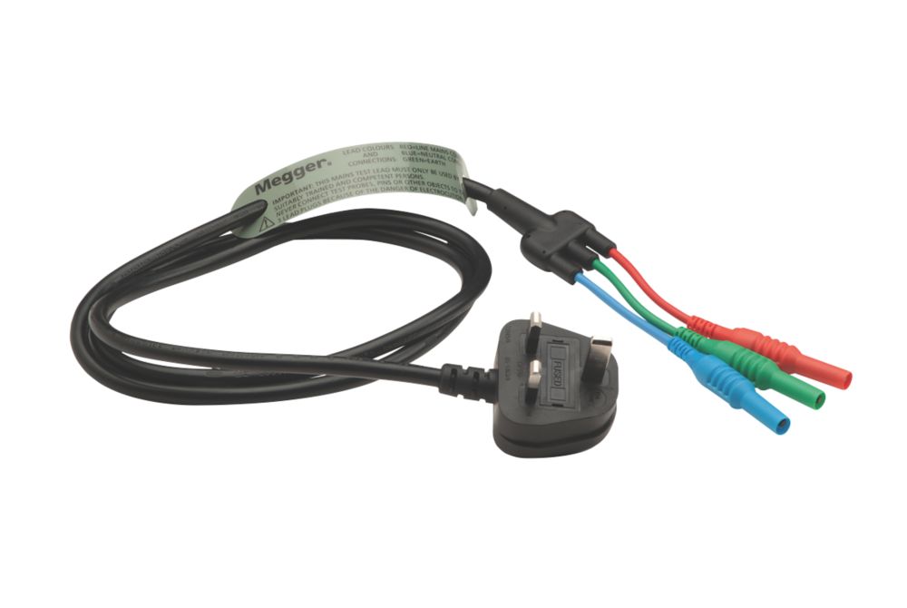 Image of Megger Socket Interface Adaptor 1.2m 