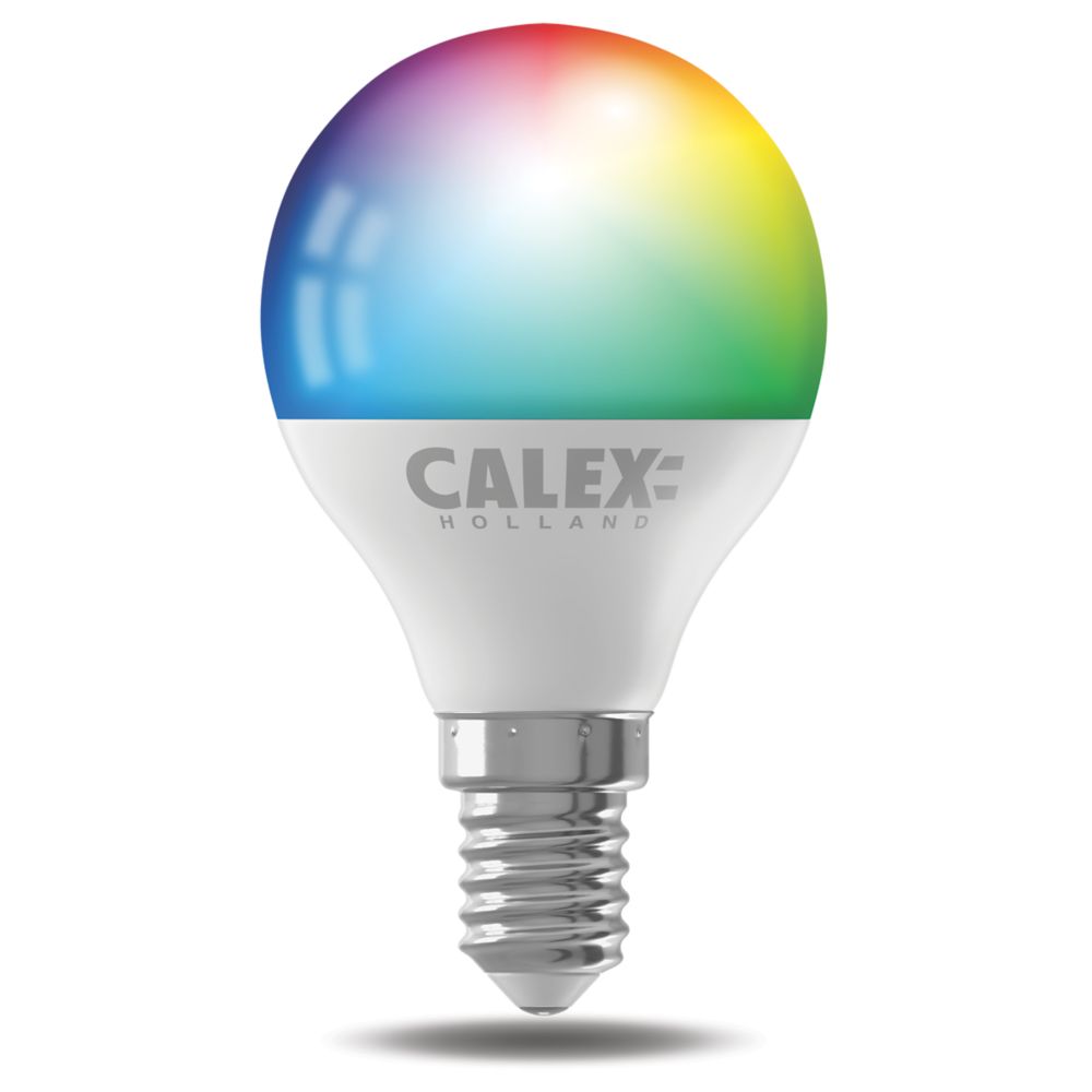 Image of Calex Smart SES Mini Globe RGB & White LED Light Bulb 4.9W 470lm 