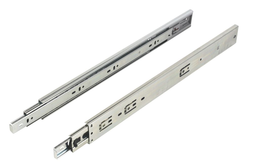 Image of Soft-Close Ball Bearing Drawer Runners 450mm 2 Pack 