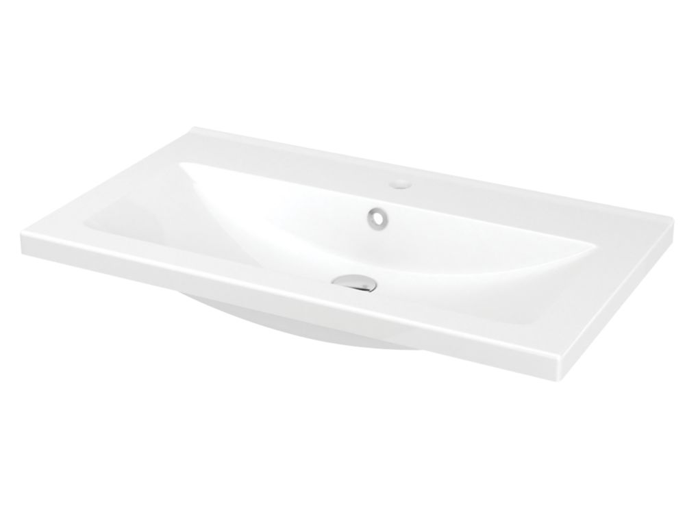 Image of Nira Countertop Basin 1 Tap Hole 804mm 