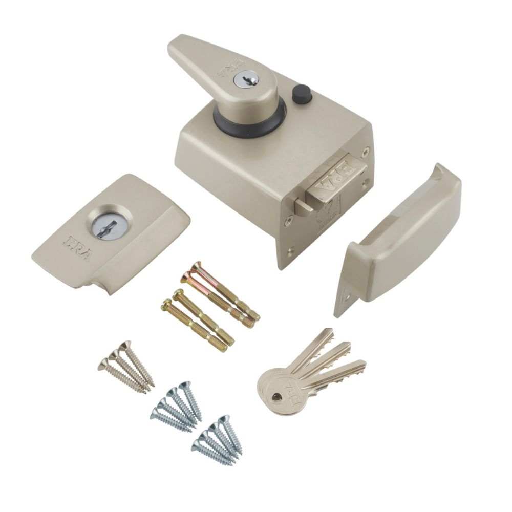 Image of ERA BS Night Latch Satin Nickel 60mm 