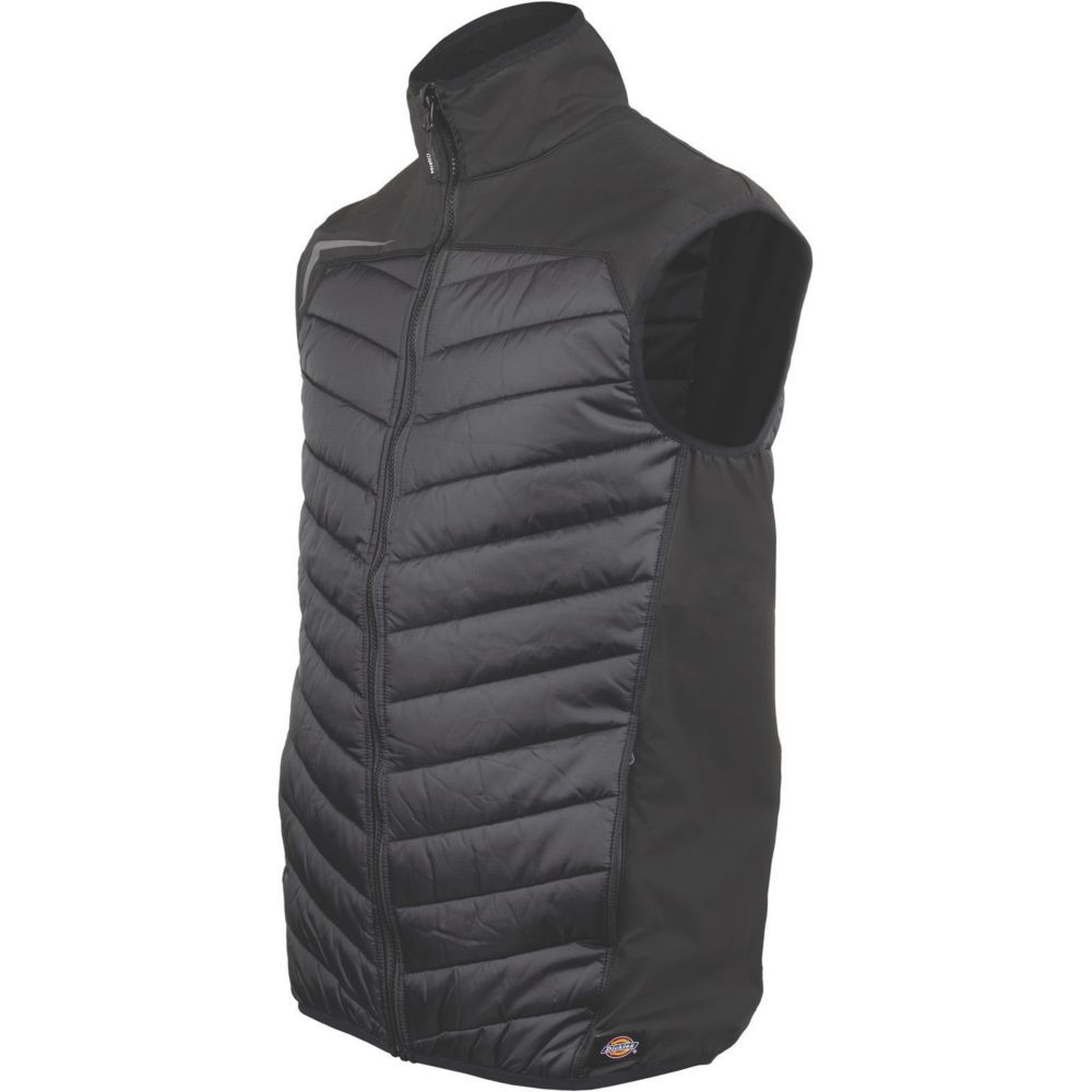 Image of Dickies Gen Hybrid Body Warmer Black Large 42-44" Chest 
