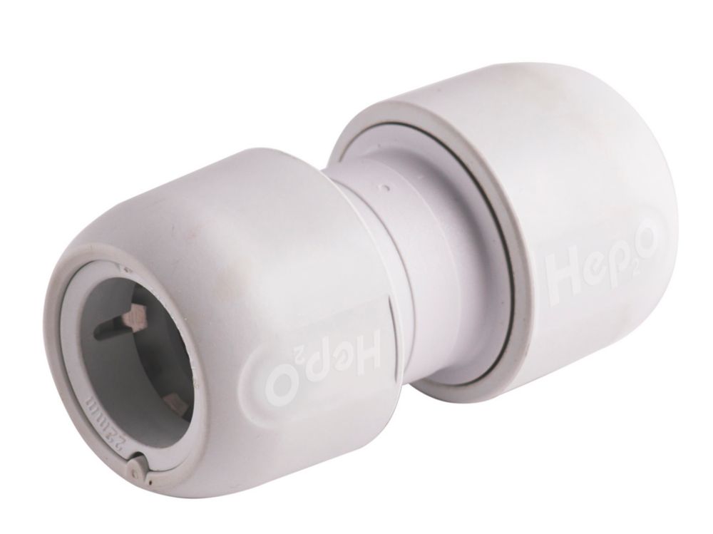 Image of Hep2O Plastic Push-Fit Equal Coupler 22mm 
