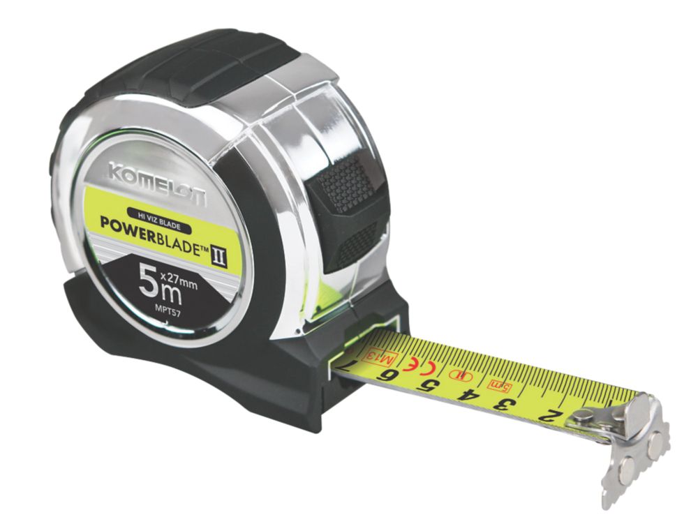 Image of Komelon PowerBlade II Metric Only 5m Tape Measure 