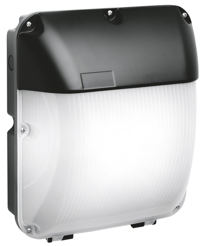 Image of Aurora UtiliteXL Indoor & Outdoor Curved LED Bulkhead Black 30W 2550lm 