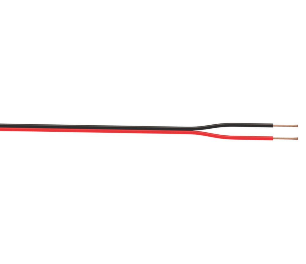 Image of Time Black/Red 24 Strand Speaker Cable 25m Coil 