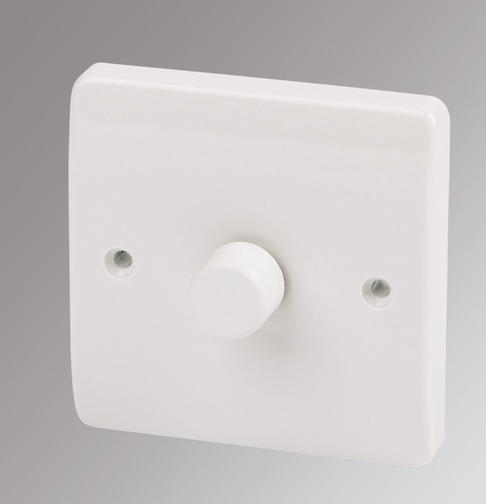 Image of MK Logic Plus 1-Gang 2-Way Dimmer Switch White 