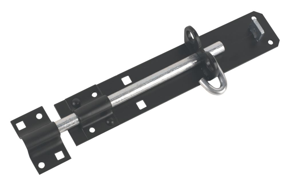 Image of Brenton Gate Bolt Black 227.5mm 