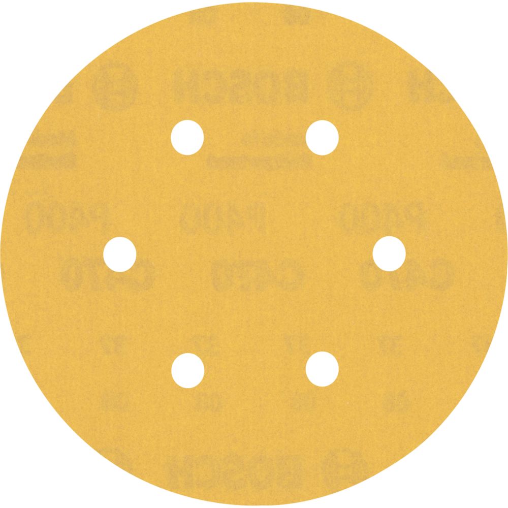 Image of Bosch Expert C470 Sanding Discs 6-Hole Punched 150mm 400 Grit 50 Pack 