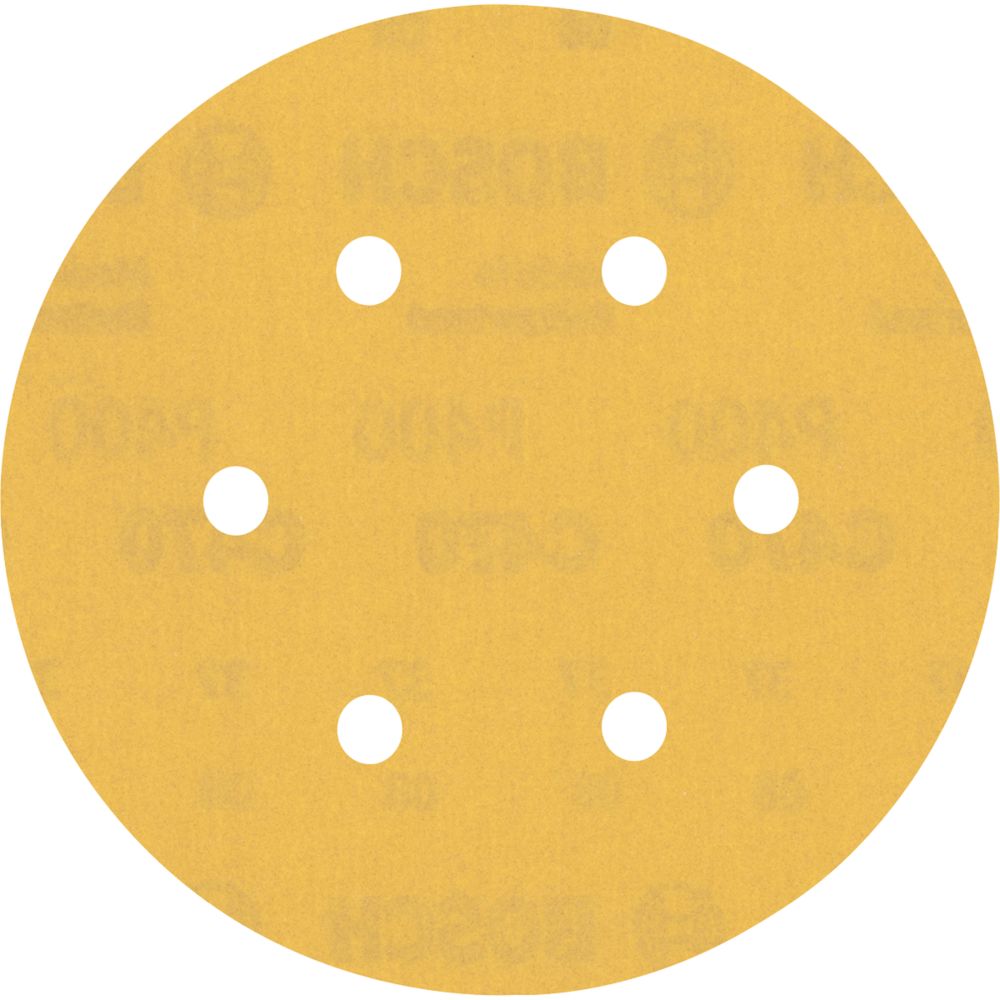 Image of Bosch Expert C470 Sanding Discs 6-Hole Punched 150mm 400 Grit 50 Pack 
