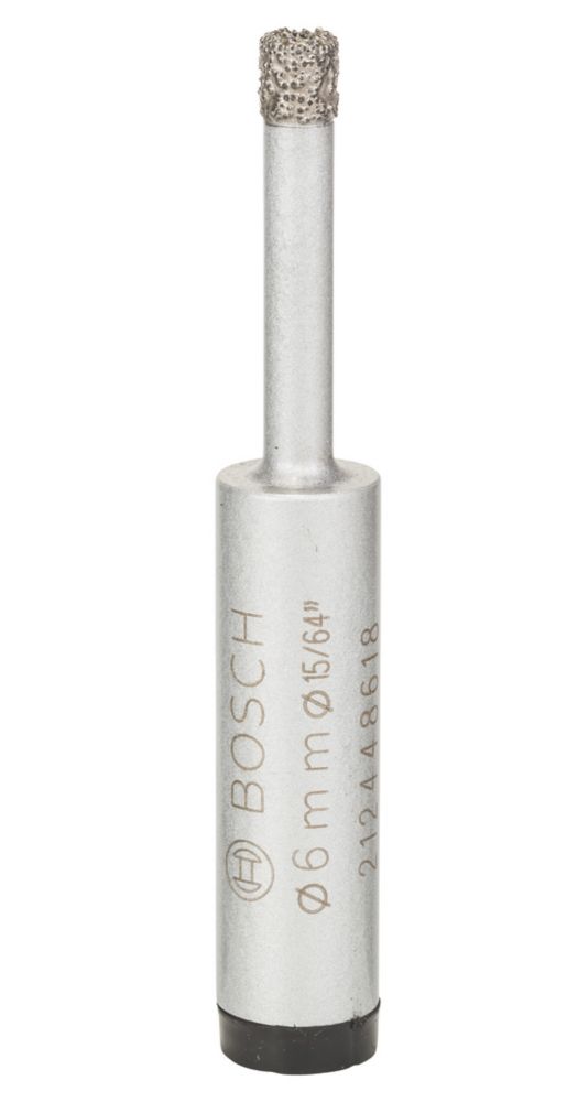 Image of Bosch 2608587139 Diamond Drill Bit Easy Dry Best for Hard Ceramic 6mm x 33mm 